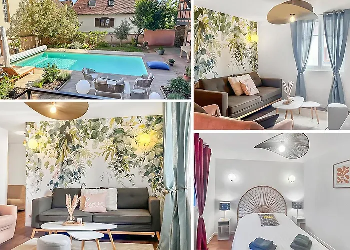 Vakantiehuis Charme Alsacien Avec Piscine, Proche Strasbourg Et Grand Ried *